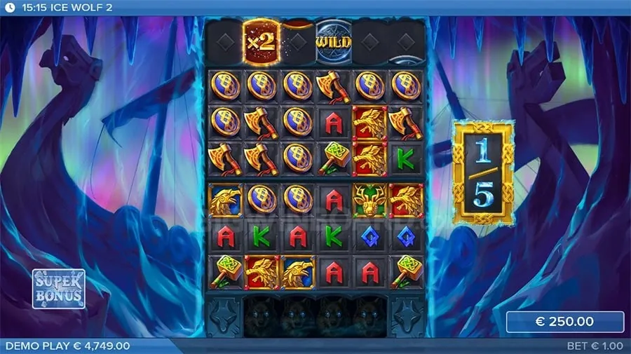 Mobile phone showing new game features